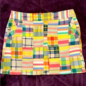 Patch work skirt! J Crew! Size 10